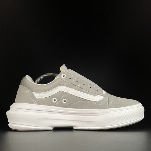 Vans Old Skool Overt CC Men’s Size 11 Gray White Casual Sneaker Comfort Shoe NEW - Picture 7 of 9